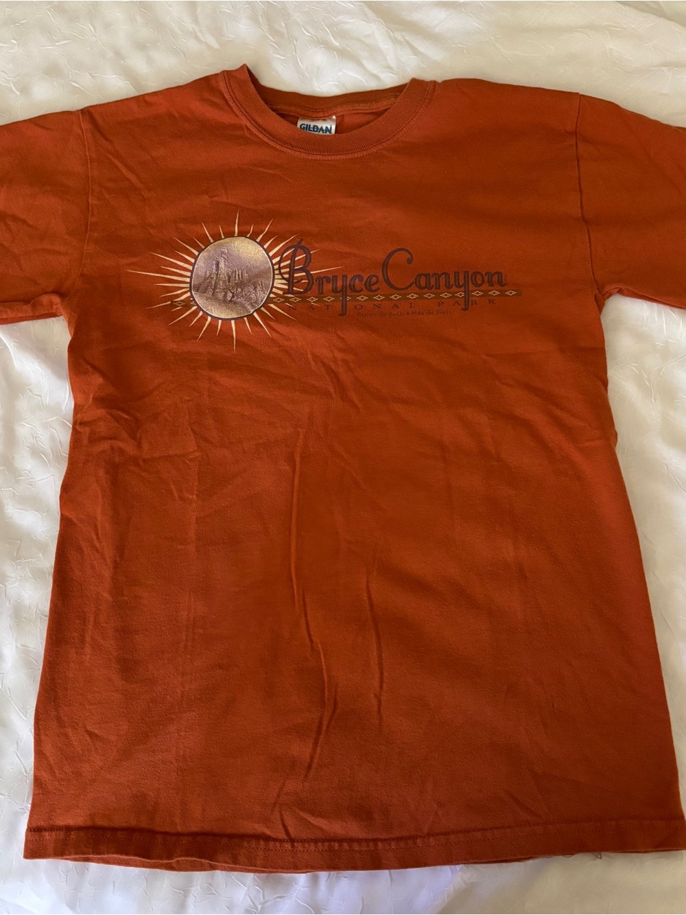Bryce Canyon Graphic Tee - Rust Orange / Men’s S